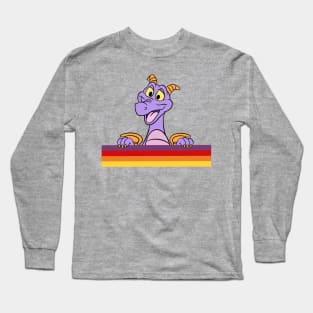 Happy little purple dragon of imagination Long Sleeve T-Shirt